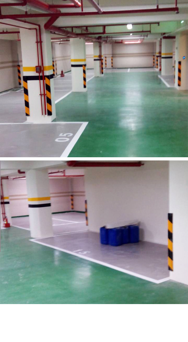 新北市新莊區-社區地下停車場照片
