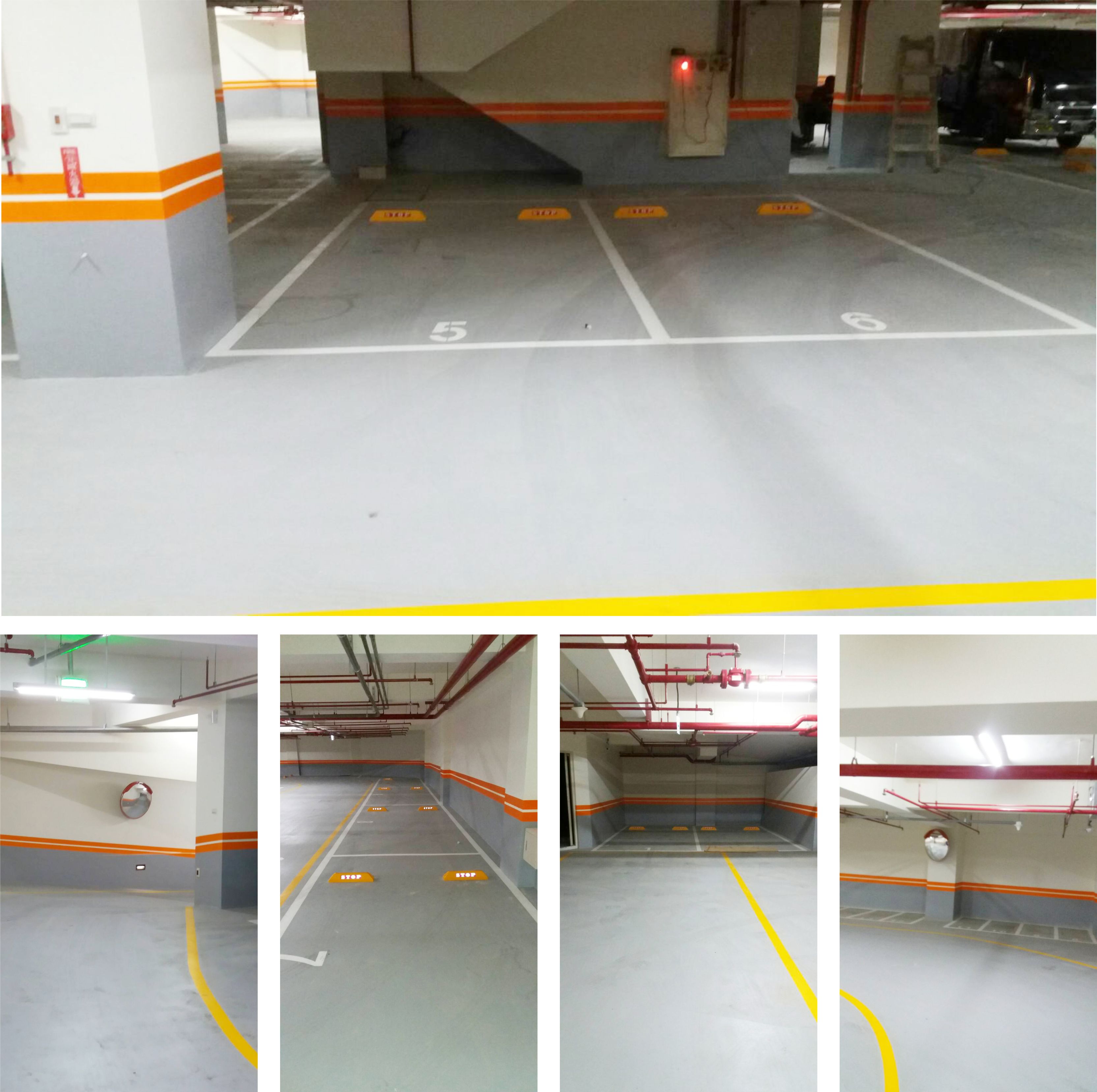 北區建案地下停車場照片