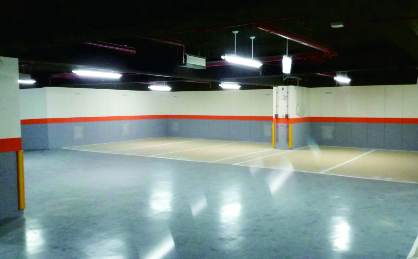 北區建案地下停車場