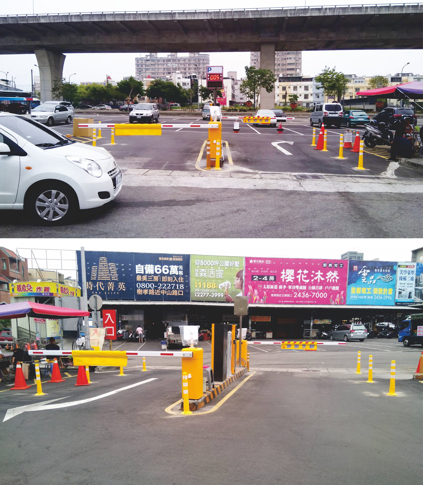 台中區停車場 -停車收費系統照片