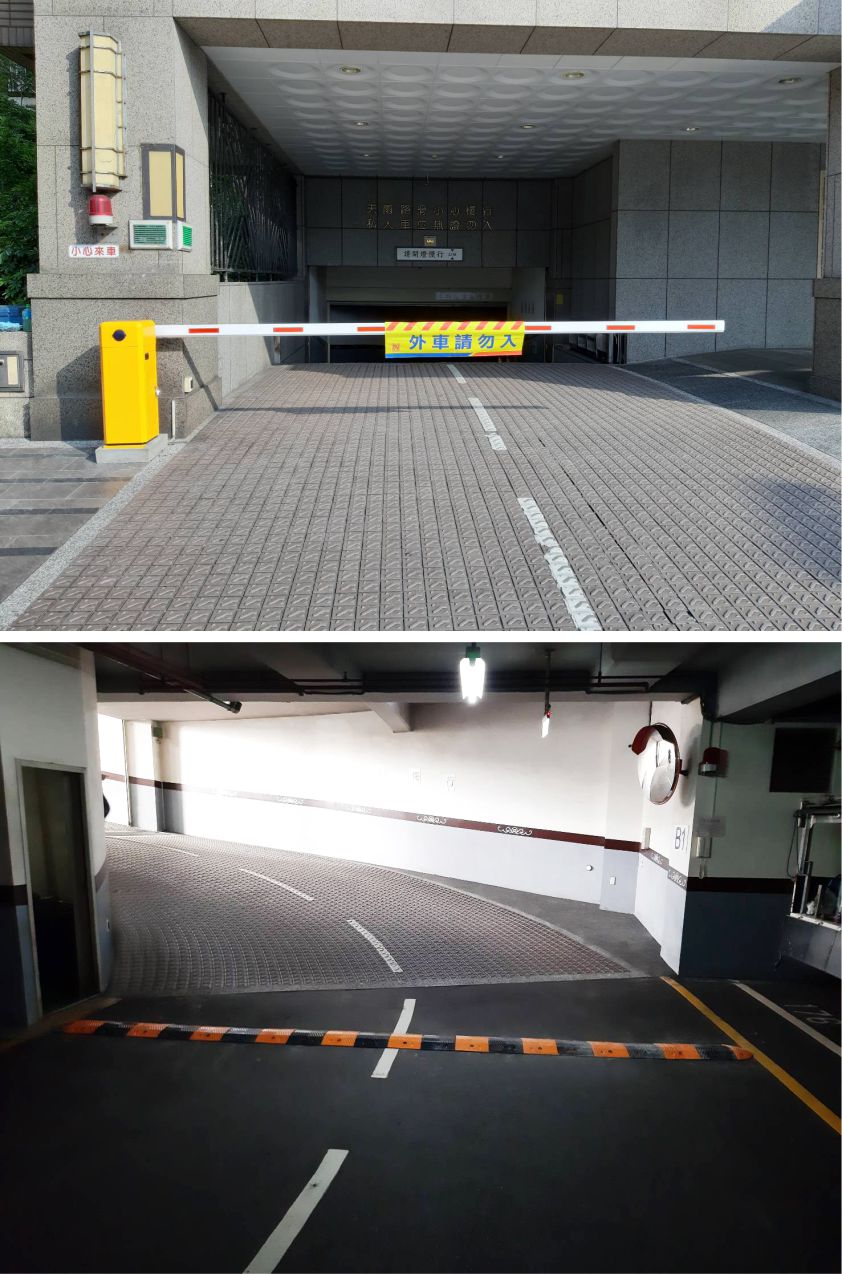 新北市汐止區-大型建案地下停車場照片