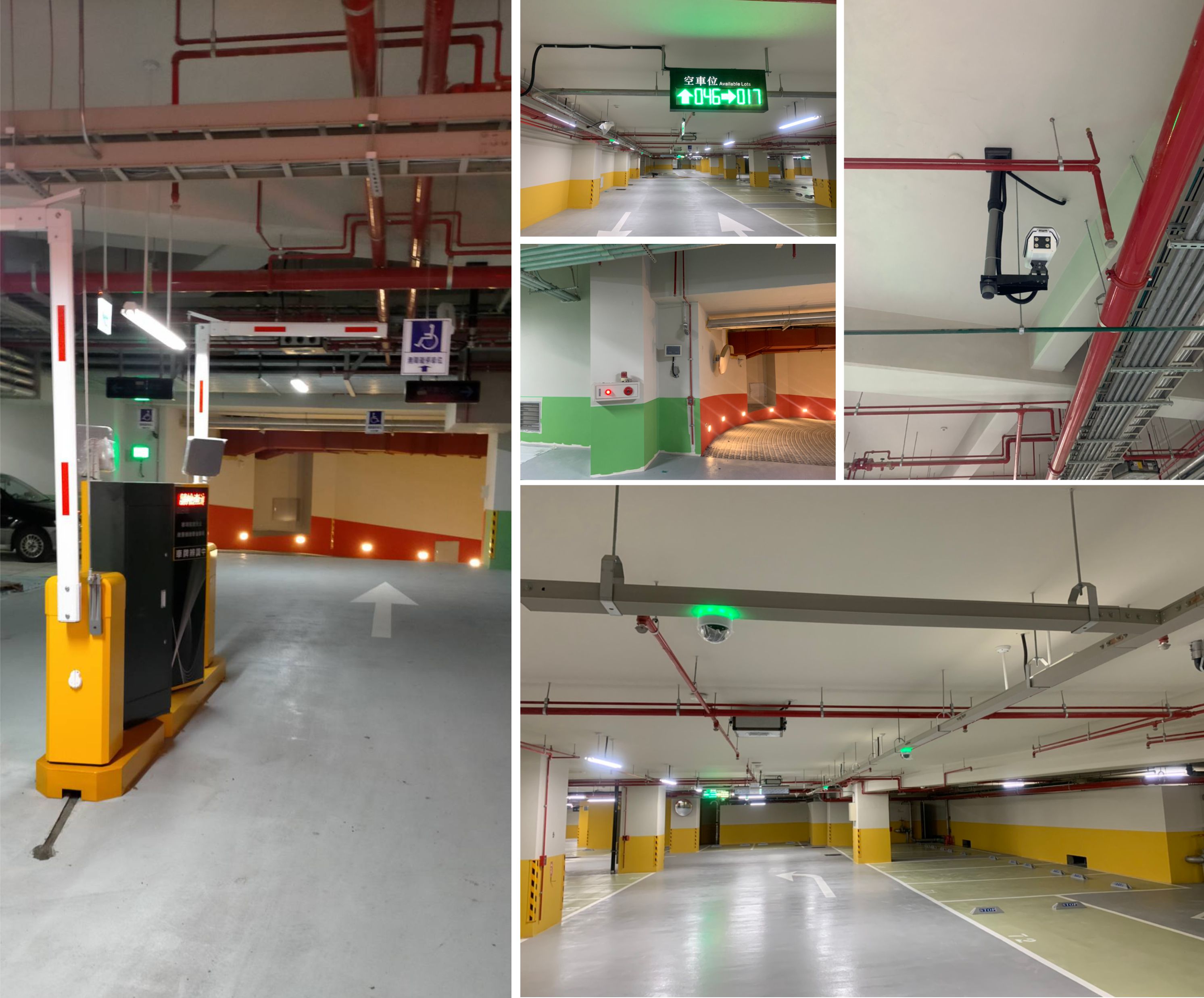 台北市內湖區大型社區-地下停車場照片