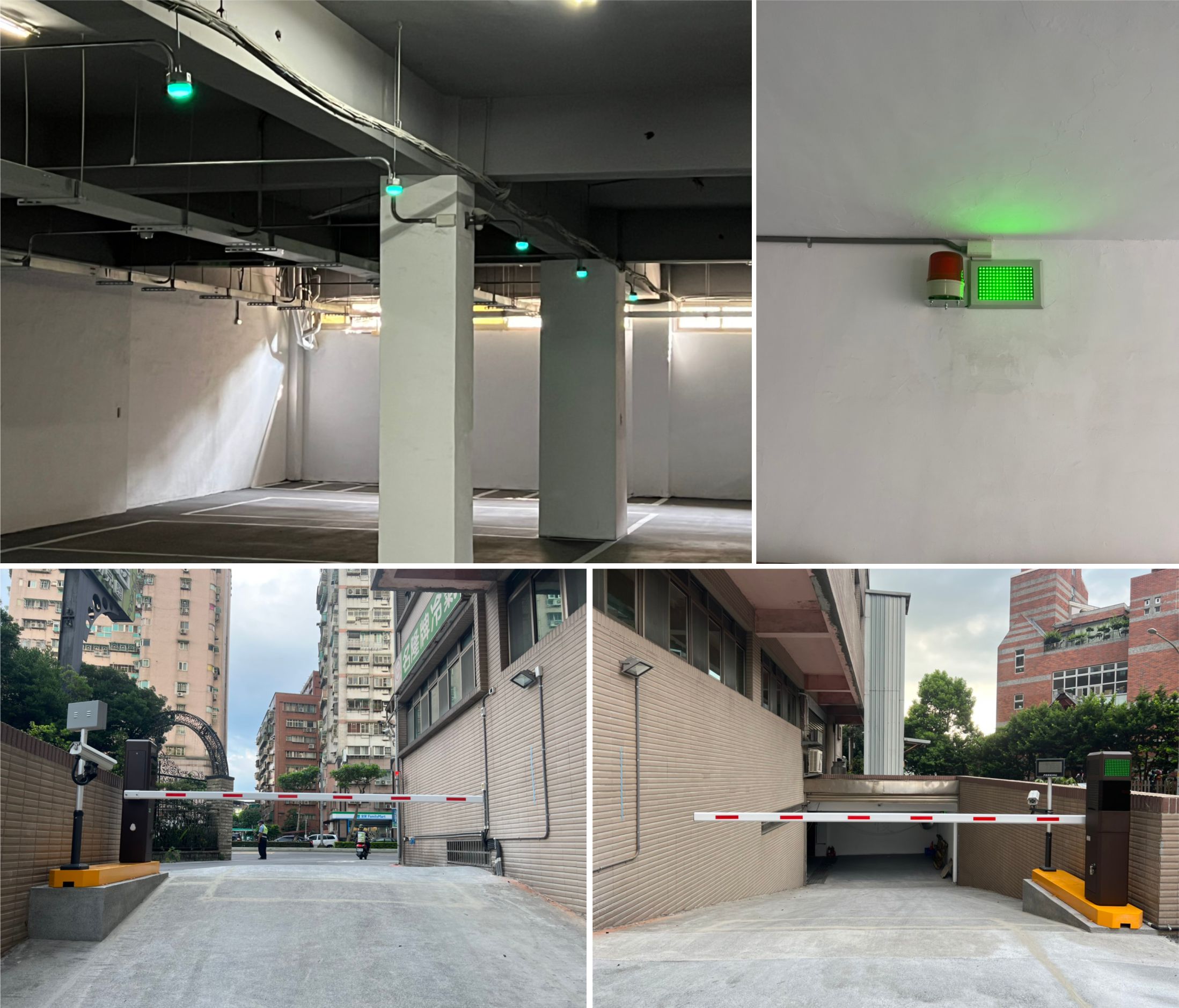 新北市土城區-社區大樓地下停車場照片